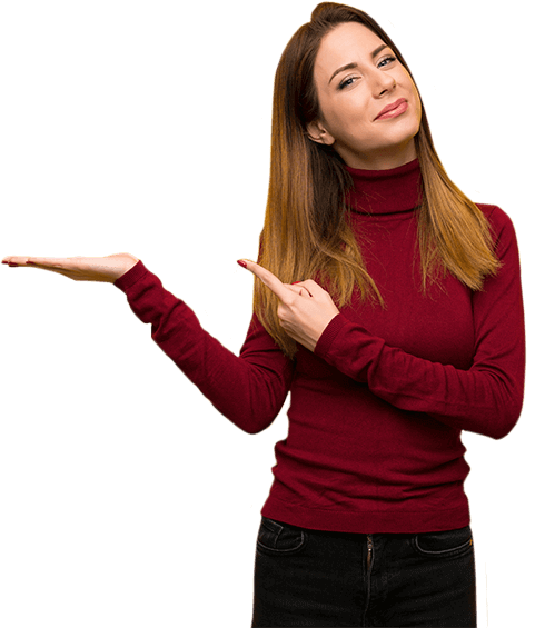 Femme dans site web pour entreprises de maçonnerie